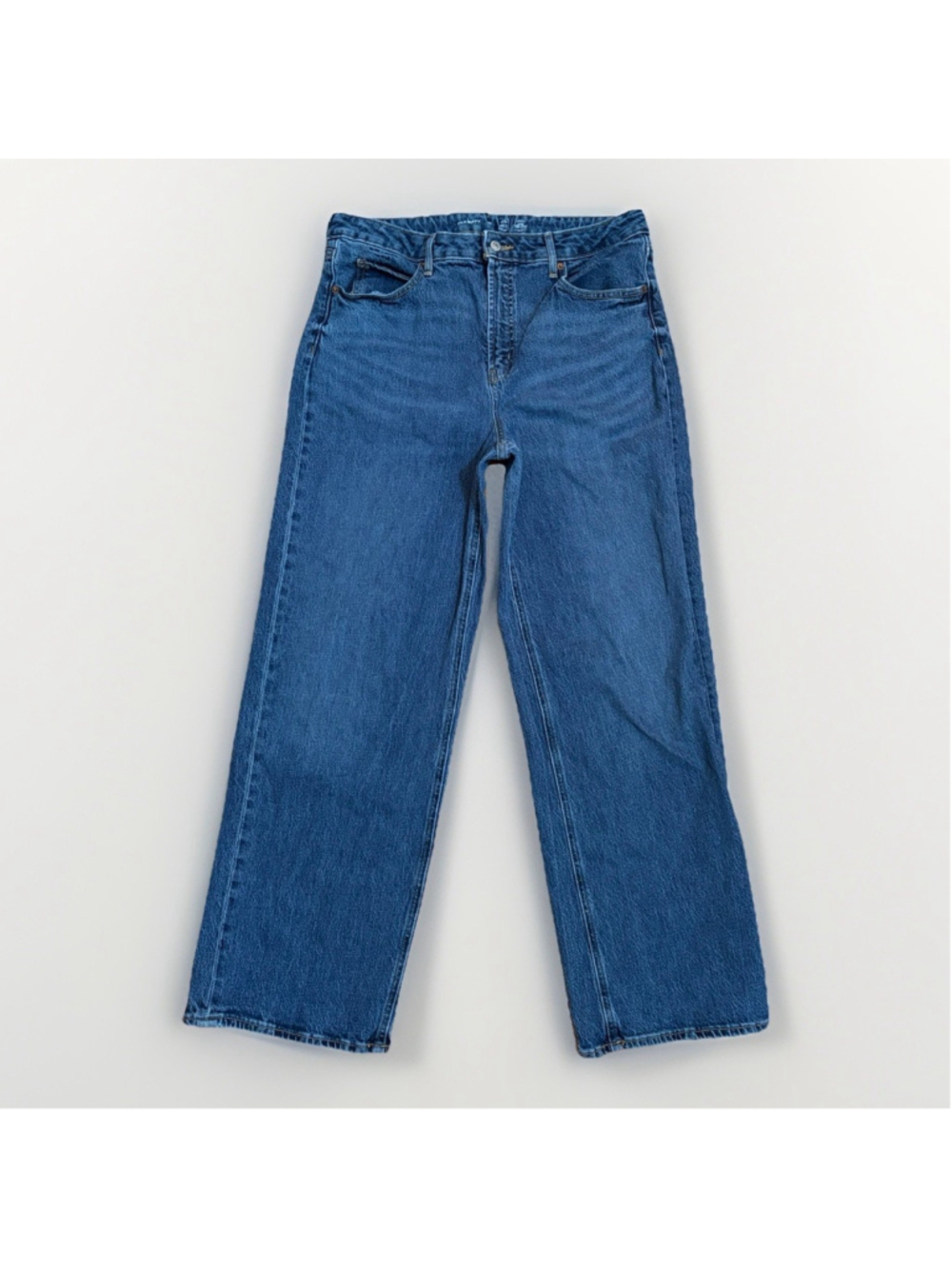 Old Navy Extra High Rise Sky High Wide Leg Jeans - Size 14